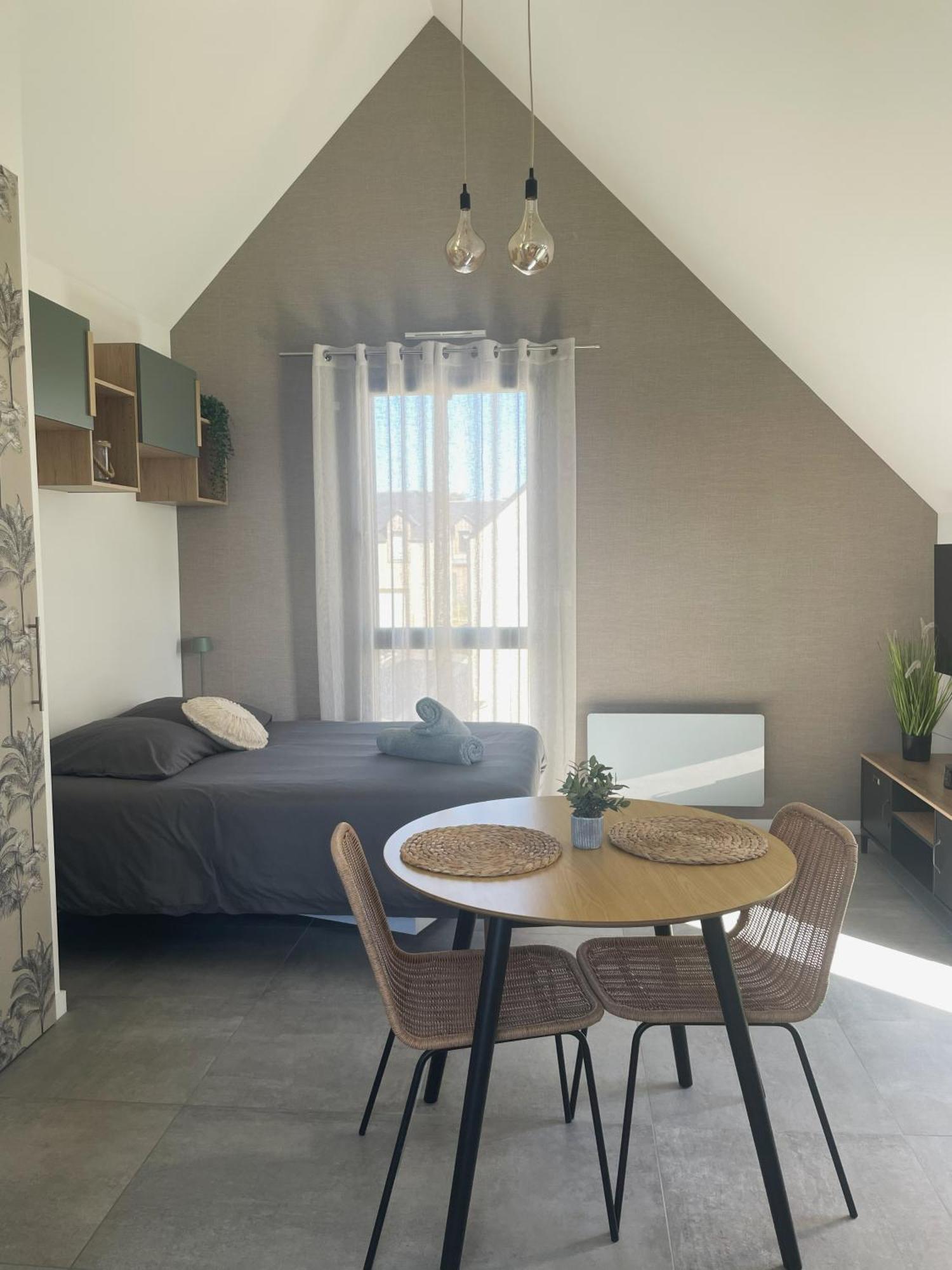 Studio Avec Terrasse Proche De La Mer Lancieux Exteriér fotografie